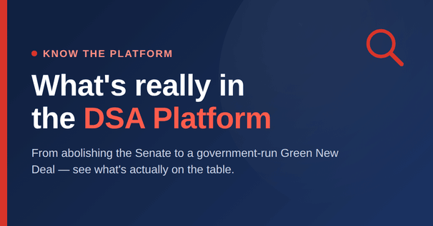 Democratic Socialists of America Platform What